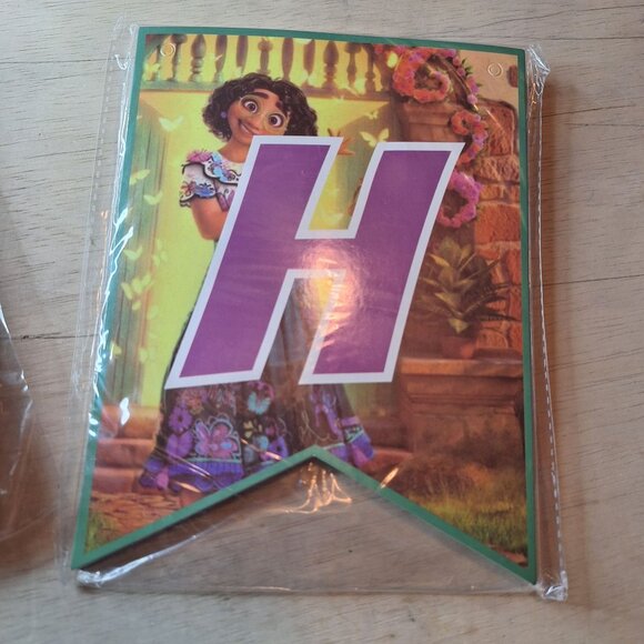 Encanto Birthday Party Decorations Cup Cake Toppers Banners Balloons Invitations - Picture 4 of 11